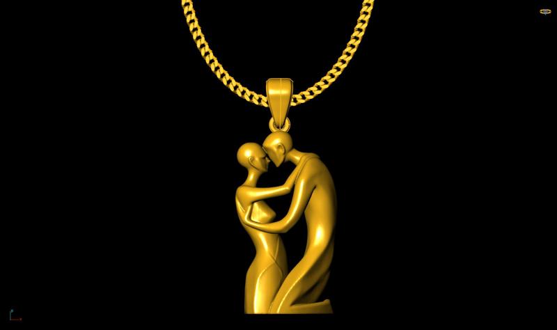 couple pendant charm