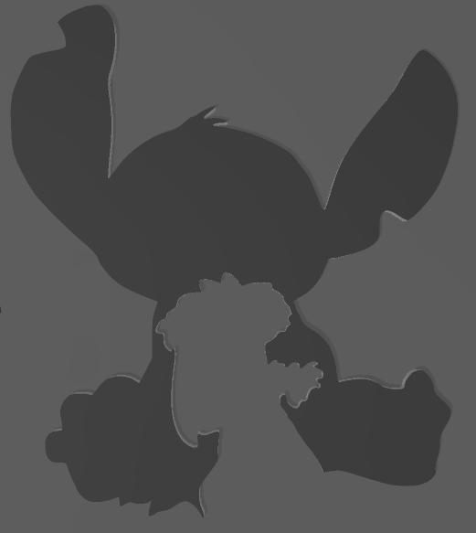 lilo & stitch 2d wall art