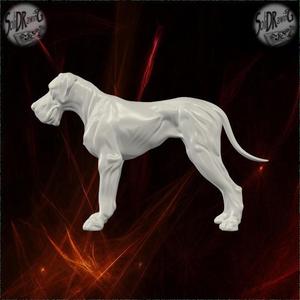 Realistic Great Dane Dog Statue – SoliDRawinGs SG995