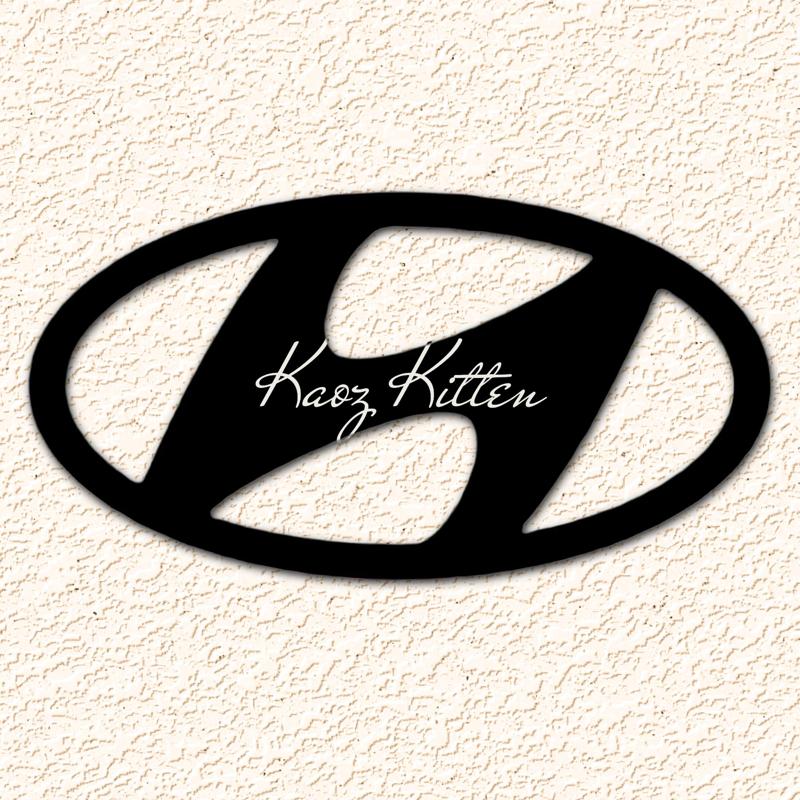 Hyundai Auto Logo Car Symbol Wall Art Home Decor