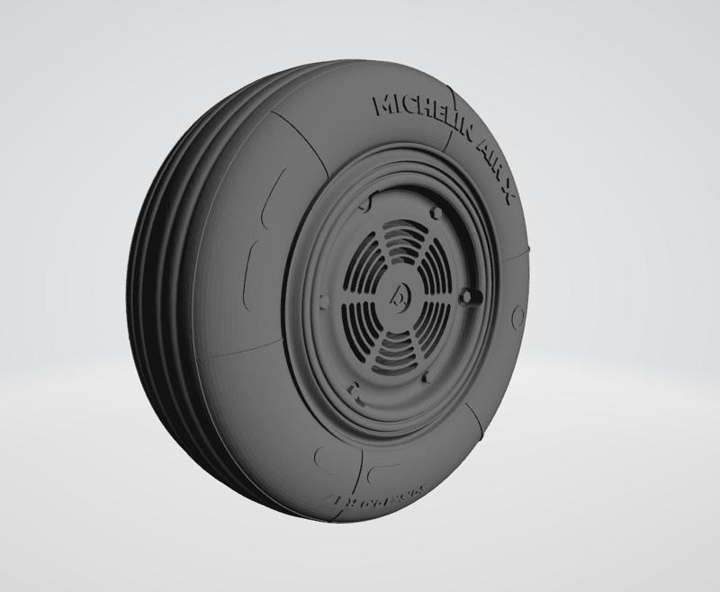 eurofighter typhoon 2000 - Wheels + Thee tipes of tire deflection