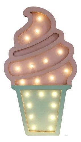 Led Children's Lamp / Ice Cream Lamp / Candleholder