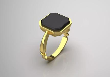 stone man ring mr0091