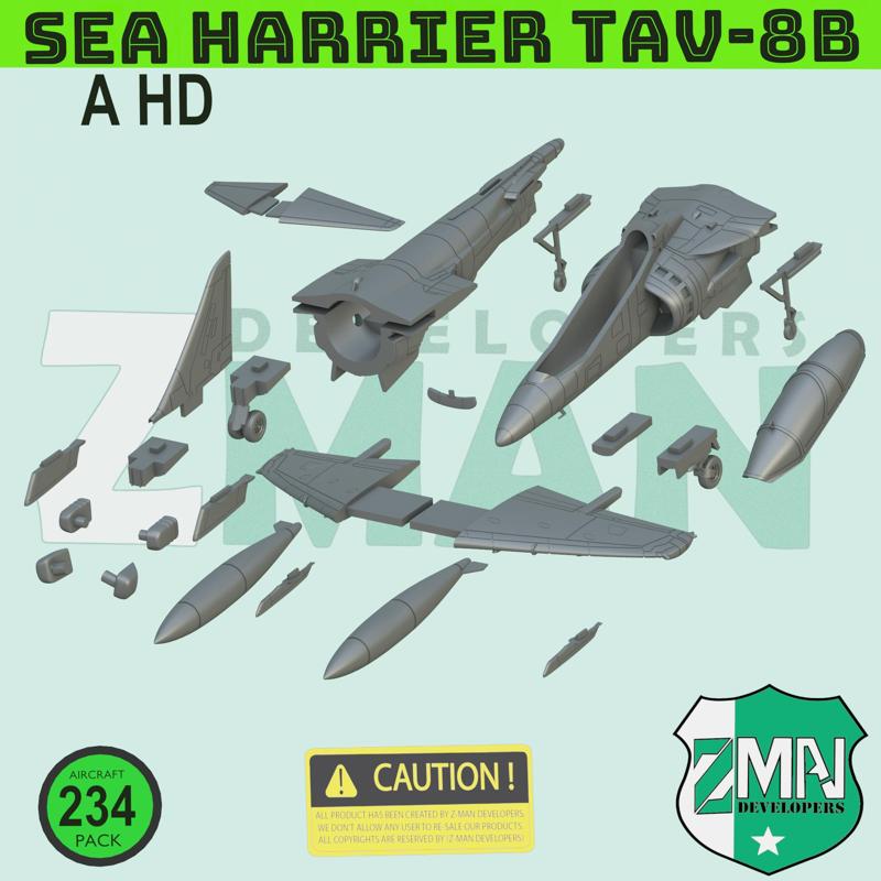 McDonnell Douglas TAV-8B Harrier II  (2 IN 1) V5