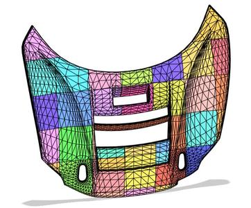 Ferrari 296 GT3 Hood – 1:1 Scale Modular 3D Model for Printing