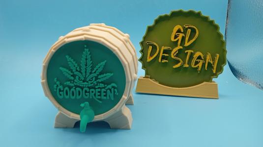 Good Green Barrel stash Box Weed, Jewelry And Coins