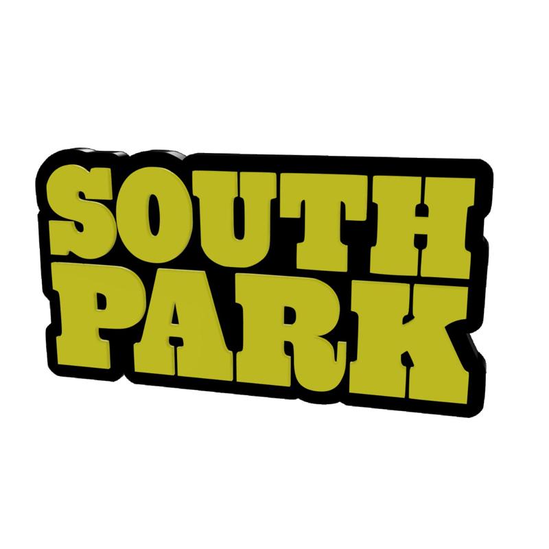3D MULTICOLOR LOGO/SIGN - South Park (Modern)