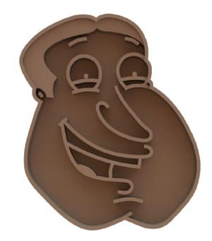 Family Guy Glenn Quagmire cookie cutter