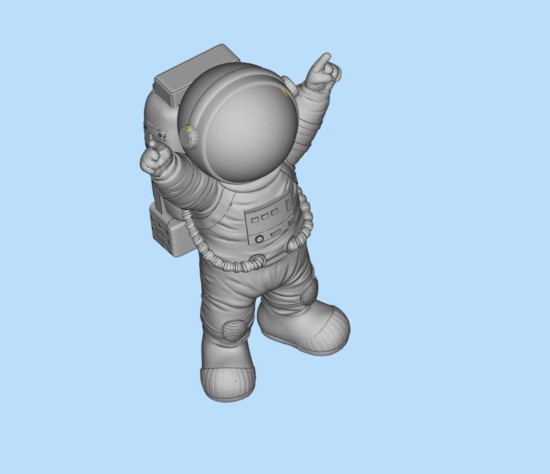 Anime Astronaut Ornament 01 Scene Model