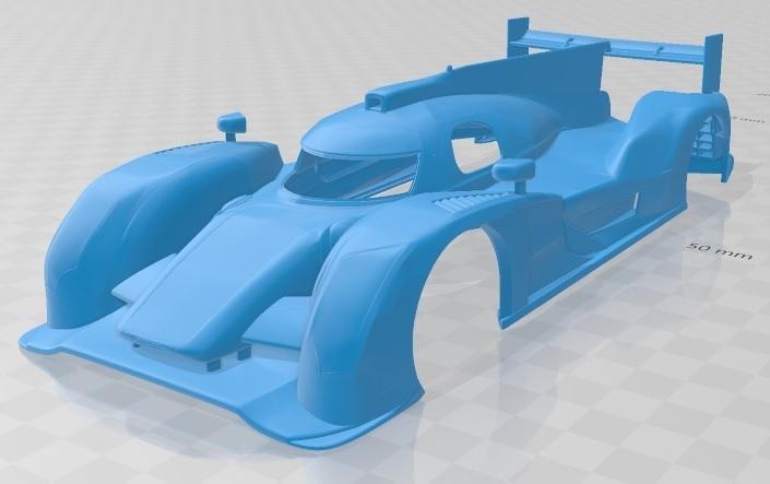 Audi R18 TDI 2011 Printable Body Car