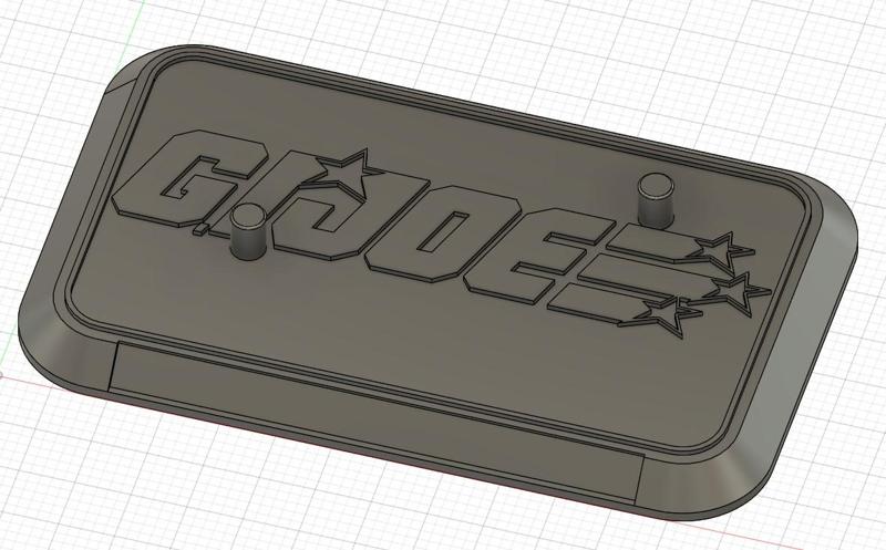 G.I. Joe Classified Small Stand 25th Anniversary logo