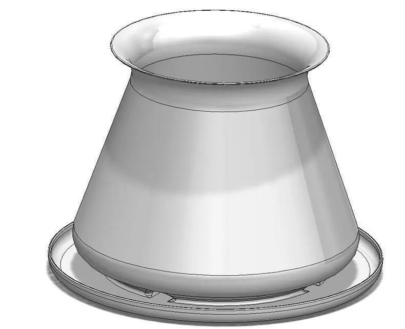 Small Planter with drainage catch tray and basin