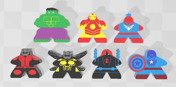 Marvel Meeple Heroes