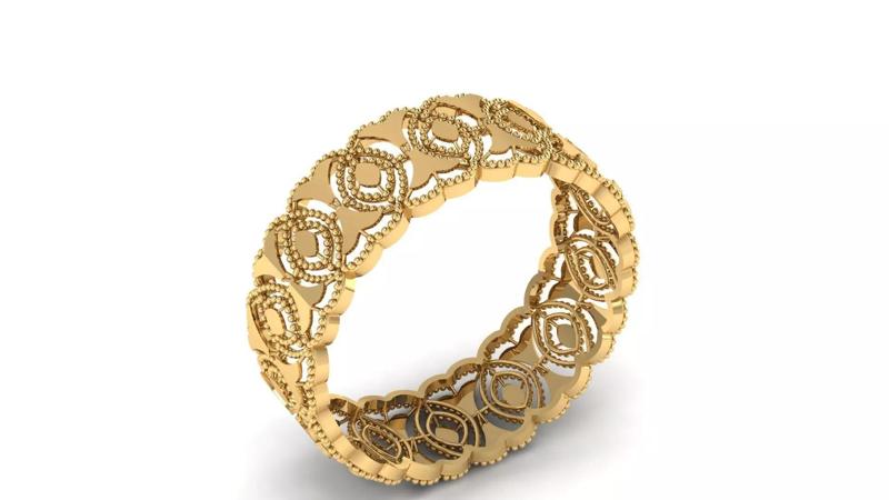 Women Fashion ring 3d Printable Model