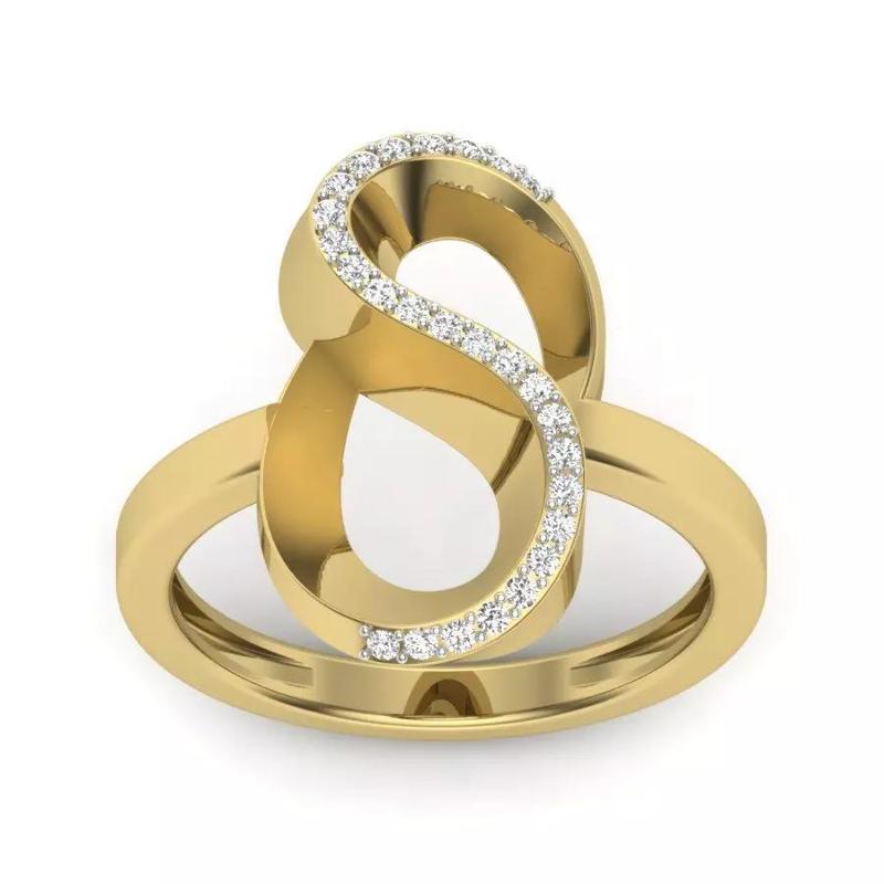 Women ring 3dm Render details
