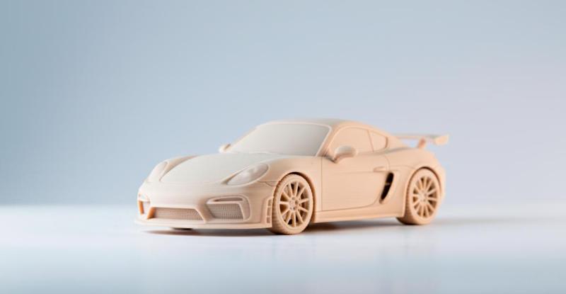 Porsche Cayman GT4 3D Car Model