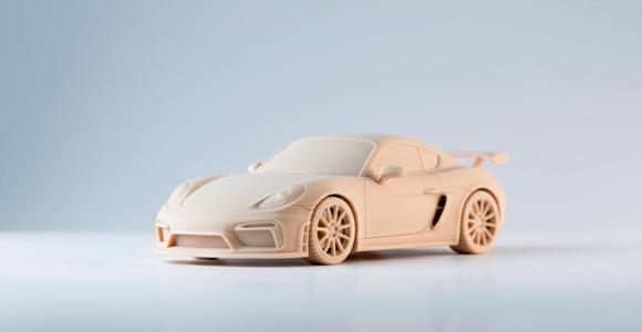 Porsche Cayman GT4 3D Car Model