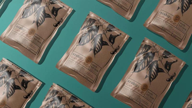 Mockup Coffee packaging