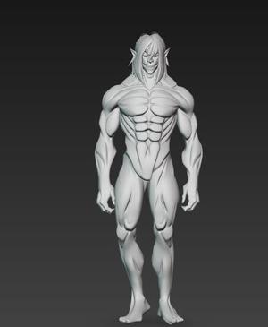 Attack Titan - Attack on Titan - 3D Print Model
