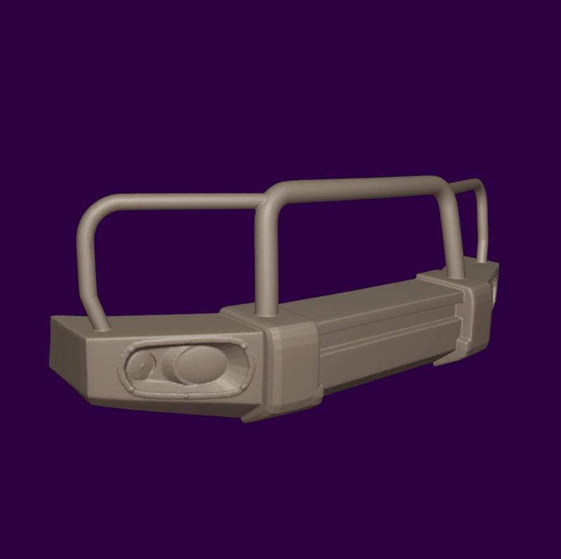 J70 LANDCRUISER BULLBAR 3D STL PRINT