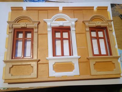 Playmobil Rose serie 5300 and 5301 dollhouse,puppenhaus, casa de muñecas compatible : window frame, marco de ventana,Fensterrahmen,