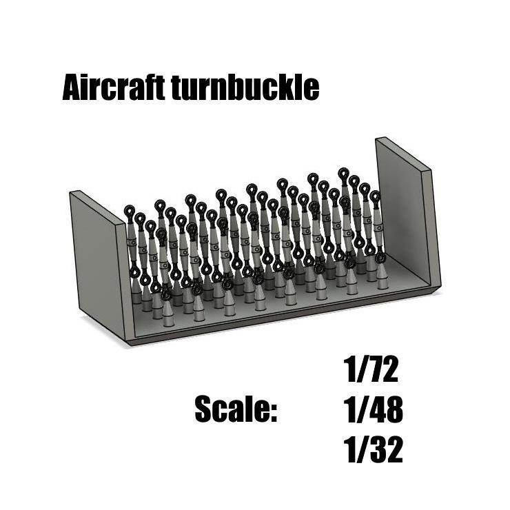 Aircraft turnbuckle for biplanes