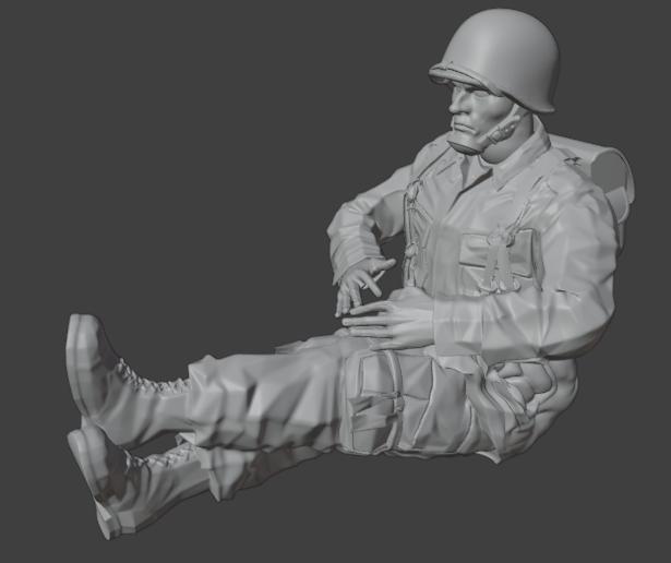 6 Paratroopers USA WW2 1/35th