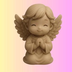 Angel praying tenderly