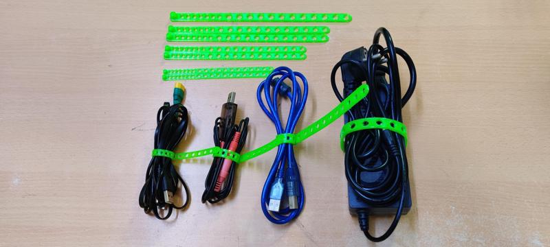 3 in 1 - TPU Cable Ties - Bracelet and Ear Rings