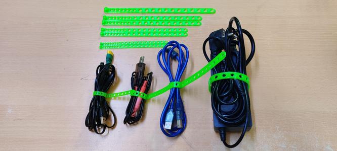 3 in 1 - TPU Cable Ties - Bracelet and Ear Rings