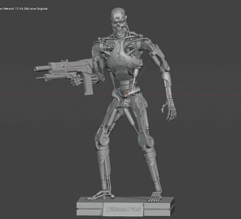 Terminator T-800 Endoskeleton Rekvizit T2 V5