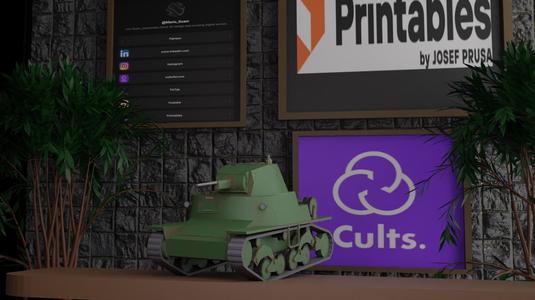 🇮🇹 L6/40 Italian WWII Light Tank – 3D Printable Model for Historical Dioramas & Wargaming