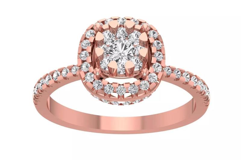 Women Wedding Engagement Bridal Ring