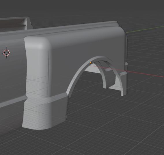 1:25 Chevrolet C10/K10 dually fender flares tall and short