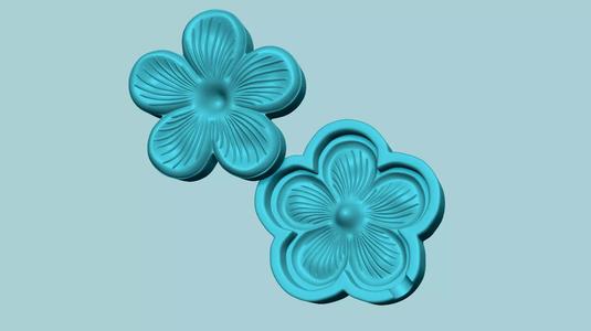 Vinca Flower - Molding Arrangement EVA Foam Craft