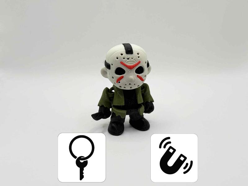Jason Voorhees Flexi! (Flexi, Magnet, and Keychain version!) | Friday the 13th