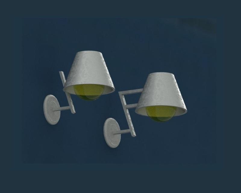Model 3. 2 versions of Miniature Wall Lamps