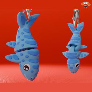 Cute Mini Flexi Mosasaurus 🐟🦴| Dinosaur Articulated Fidget Toy + Keychain | Print-in-Place | Multicolor 3MF STL Files