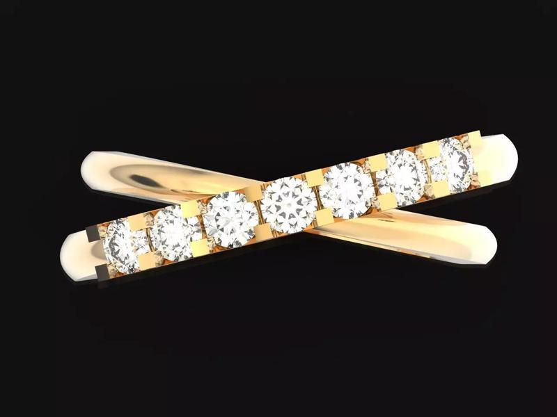 The Criss-Cross Ring 1407