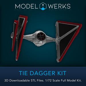 1/72 Scale Tie Dagger Fighter