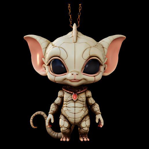 Gemstone Creature Pendant