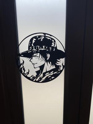 Ace-One Piece-Sihouette 2D