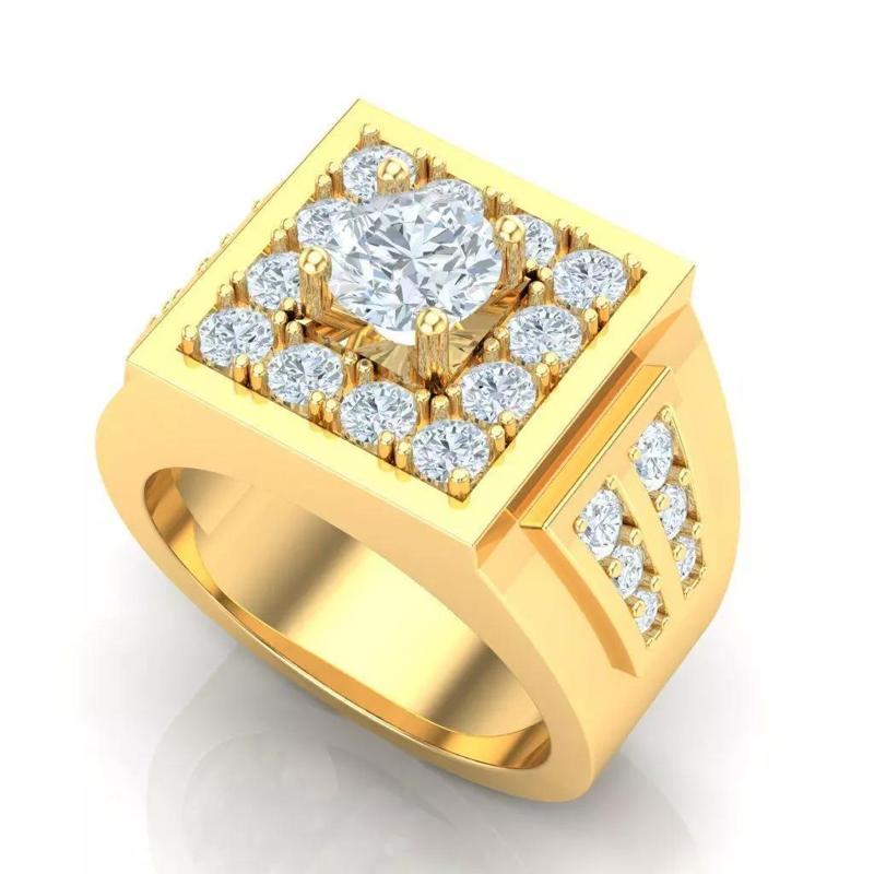 Top Men Ring STL Ready For Print 1MR090