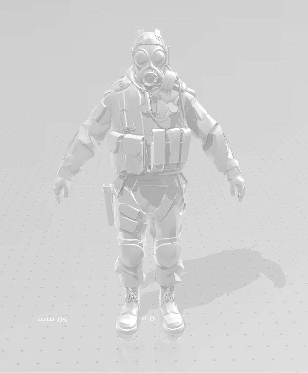 COUNTER-TERRORIST CHARACTER FROM COUNTER-STRIKE, SAS Agent, CS