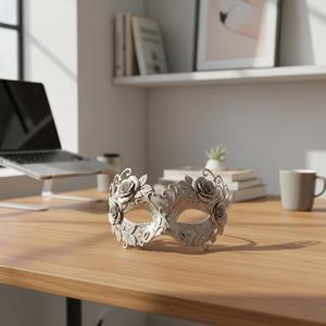 Venetian Rose Masquerade Mask