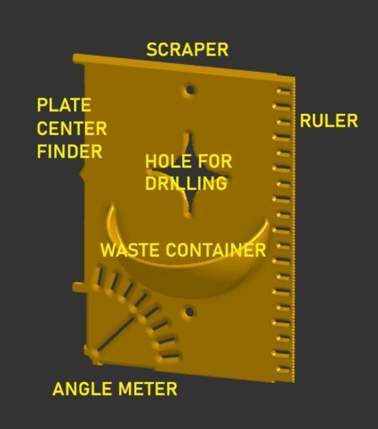 MULTI TOOL FOR DRILLING HOLES - up to 10mm diametter