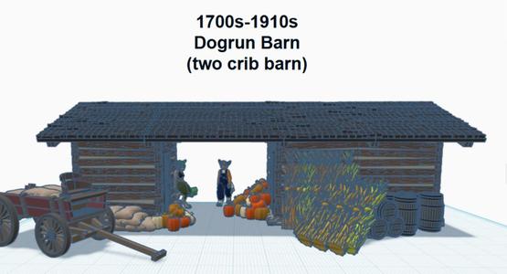 Dogrun Barn (HO SCALE)