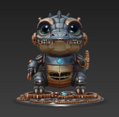 biomechanical crocodile