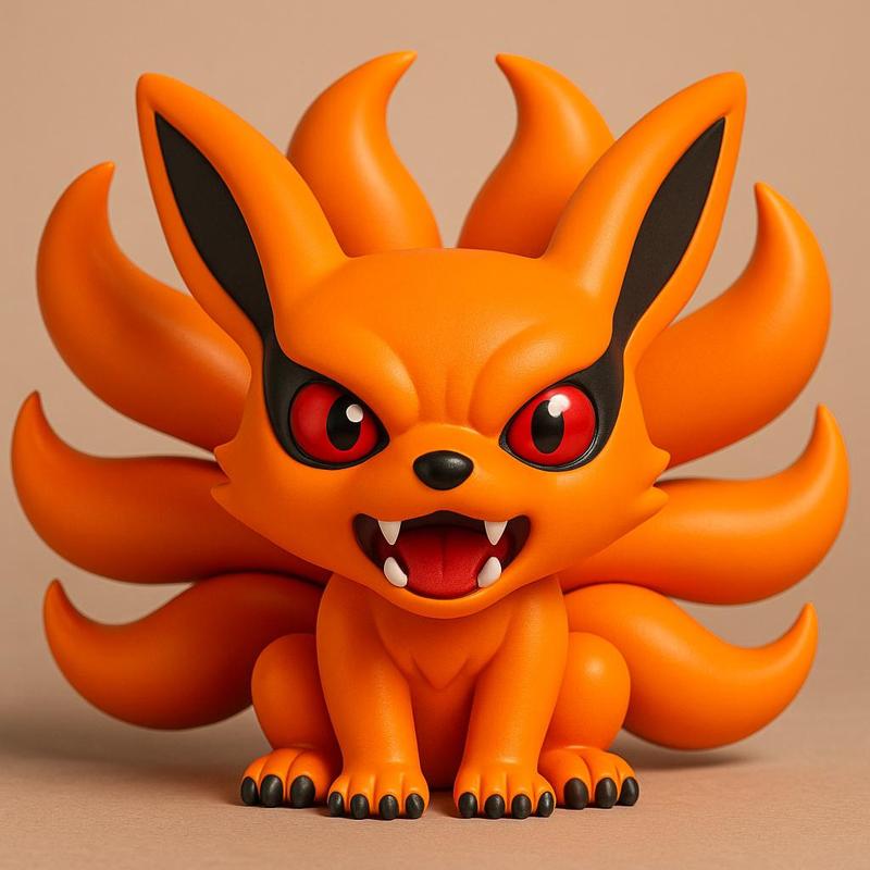 Kurama (Kyūbi) Nine-Tailed Fox - Naruto