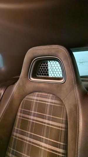 VW scirocco rear headrest inserts